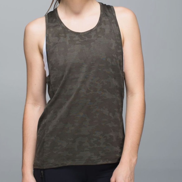 Lululemon Run for Days Tank - Deep Camo Size 12 - Picture 4 of 8
